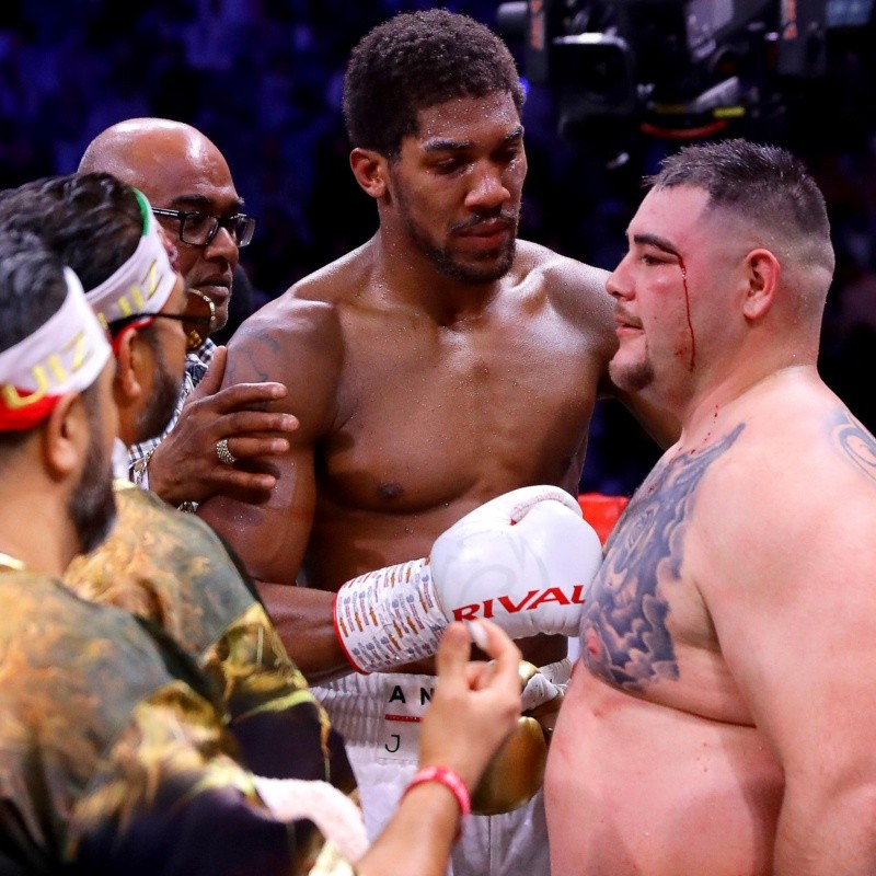 Andy Ruiz dijo que vio asustado a Anthony Joshua en su pelea contra Usyk