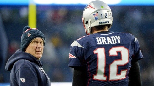 Bill Belichick y Tom Brady en New England Patriots