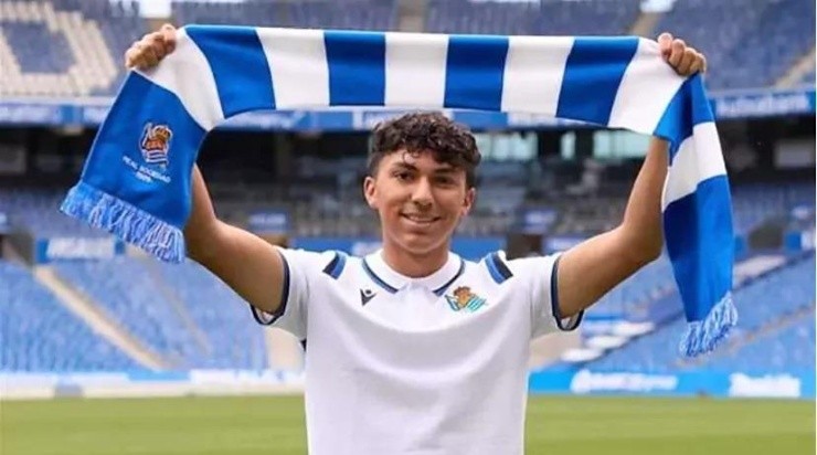 Jonathan Gómez, un nuevo mexicano en Europa. (Prensa Real Sociedad)