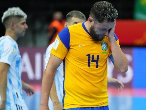 Rodrigo lamenta derrota para Argentina e Brasil decide 3º lugar no Mundial de Futsal no domingo