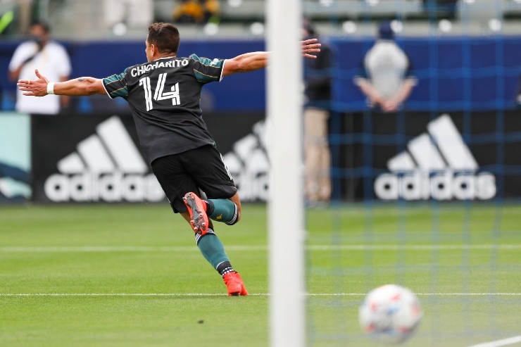 Javier Hernández lleva 12 goles con el Galaxy en la temporada 2021 (foto: Getty Images).