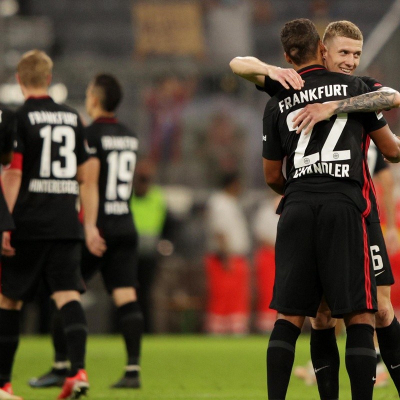 Eintracht Frankfurt dio la sorpresa ante Bayern Múnich