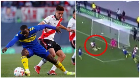 La milimétrica salvada de Luis Advíncula que evitó el gol de River Plate ante Boca Juniors