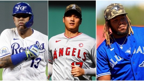 Salvador Pérez, Shohei Ohtani y Vladimir Guerrero Jr.