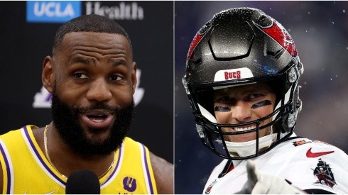LeBron James (left) & Tom Brady
