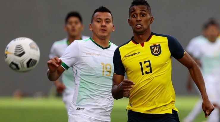 Fidel Martinez of Ecuador runs for the ball during an international friendly between Ecuador and Bolivia (Getty)