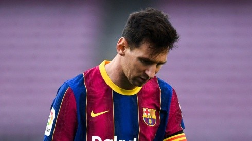Lionel Messi en un encuentro con Barcelona.