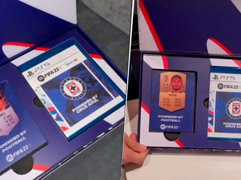 Regalo de lujo: Jugadores de Cruz Azul reciben el FIFA 22 personalizado