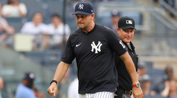 Aaron Boone manager of the Yankees (Getty)