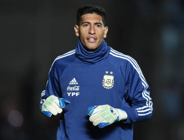 Esteban Andrada lleva cuatro partidos con la selección argentina (foto: Getty Images).