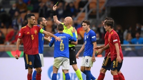 Itália e Espanha fizeram um jogo disputado em San Siro (Foto: Getty Images)