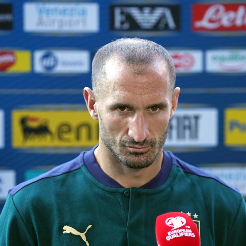 Chiellini condenó la discriminación hacia los jugadores de Napoli: "Italia no es un país racista"