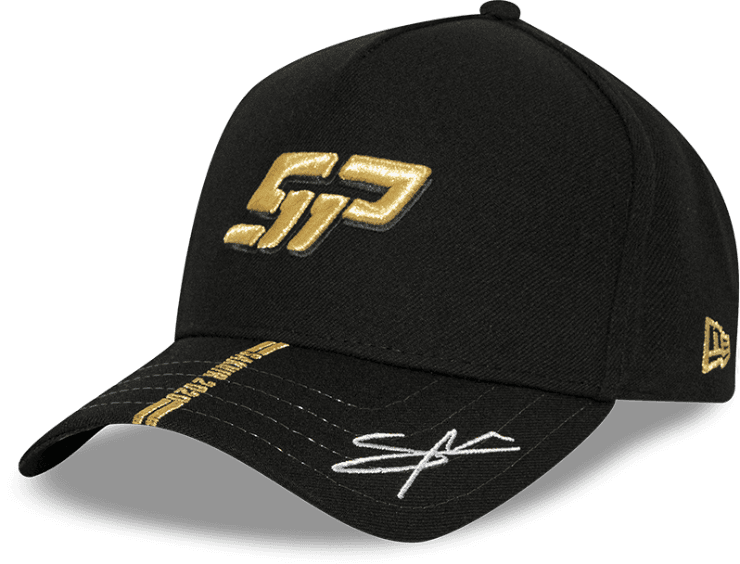 Nueva línea de moda de Checo Pérez. (Prensa New Era)