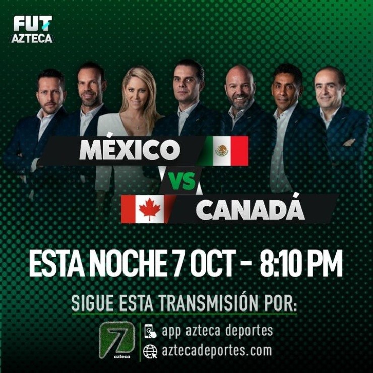 Azteca Deportes: México vs. Canadá