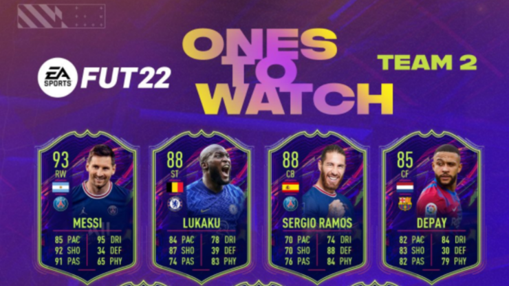 FIFA 22 revela al Equipo 2 de Ones To Watch, con Messi y De Paul