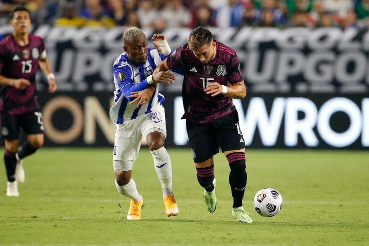 El último cruce entre México y Honduras fue en la Copa Oro. (Getty Images)