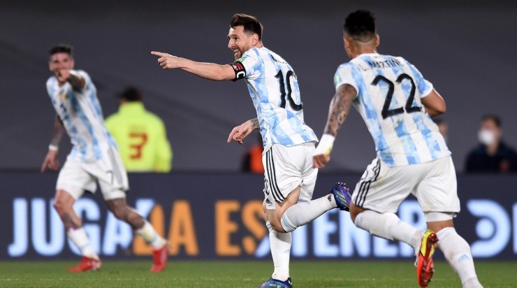 Argentina se floreó ante Uruguay. (Getty)