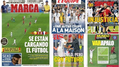 Portadas de los medios europeos tras el triunfo de Francia en la Nations League.