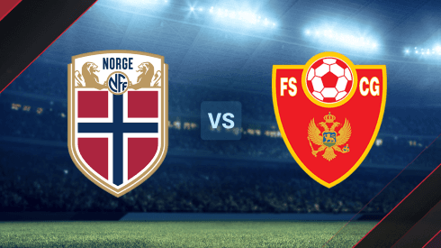Noruega y Montenegro se enfrentan por las Eliminatorias UEFA.