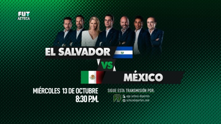El Salvador vs. México: TV Azteca