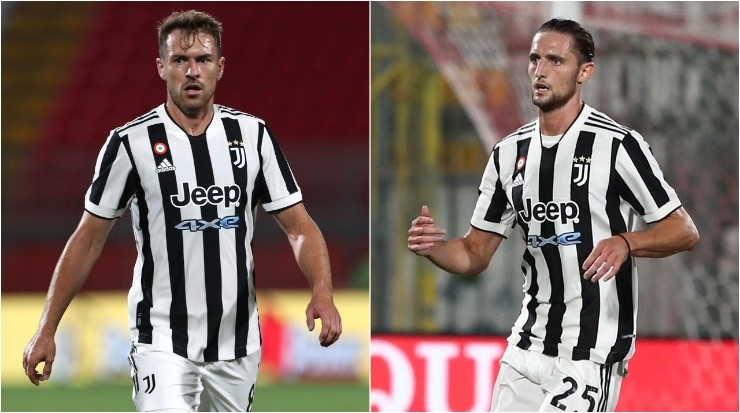 Aaron Ramsey (left) and Adrien Rabiot would be sold by Juventus to afford Paul Pogba’s arrival. (Getty)