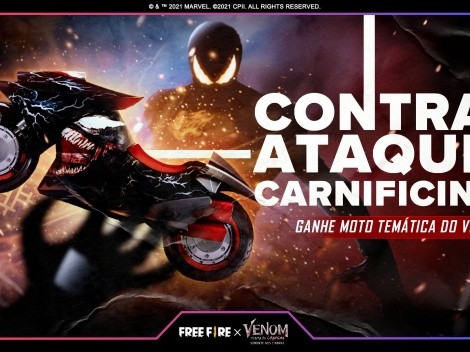Free Fire recebe evento de crossover com o filme Venom: Tempo de Carnificina
