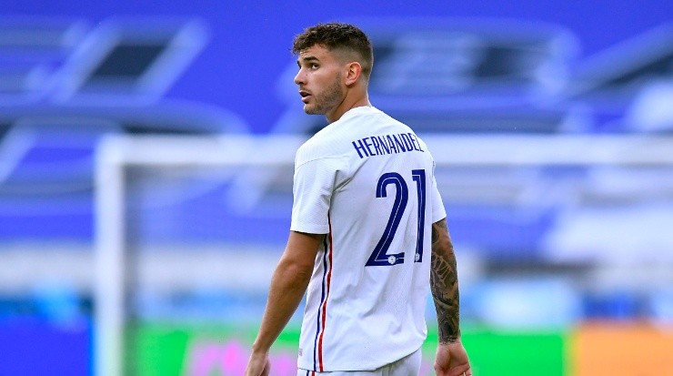 Lucas Hernandez in action for France. (Aurelien Meunier/Getty Images)