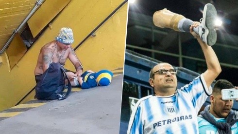 Viral en Twitter: las fotos más bizarras en los estadios del fútbol argentino
