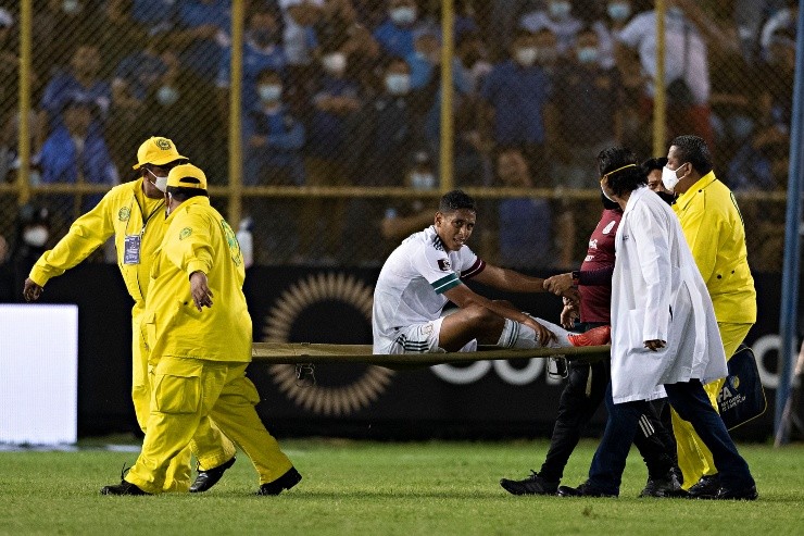 Luis Romo salió lesionado en el segundo tiempo (foto: Imago7).