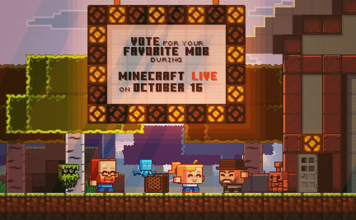 Minecraft Live terá votação do próximo mob do jogo com Glare