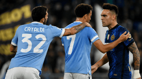 VIDEO | Lautaro Martínez fue protagonista de una pelea en pleno partido ante Lazio