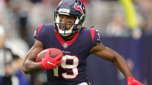 Andre Roberts of the Texans after the lost to the Patriots in Week 5