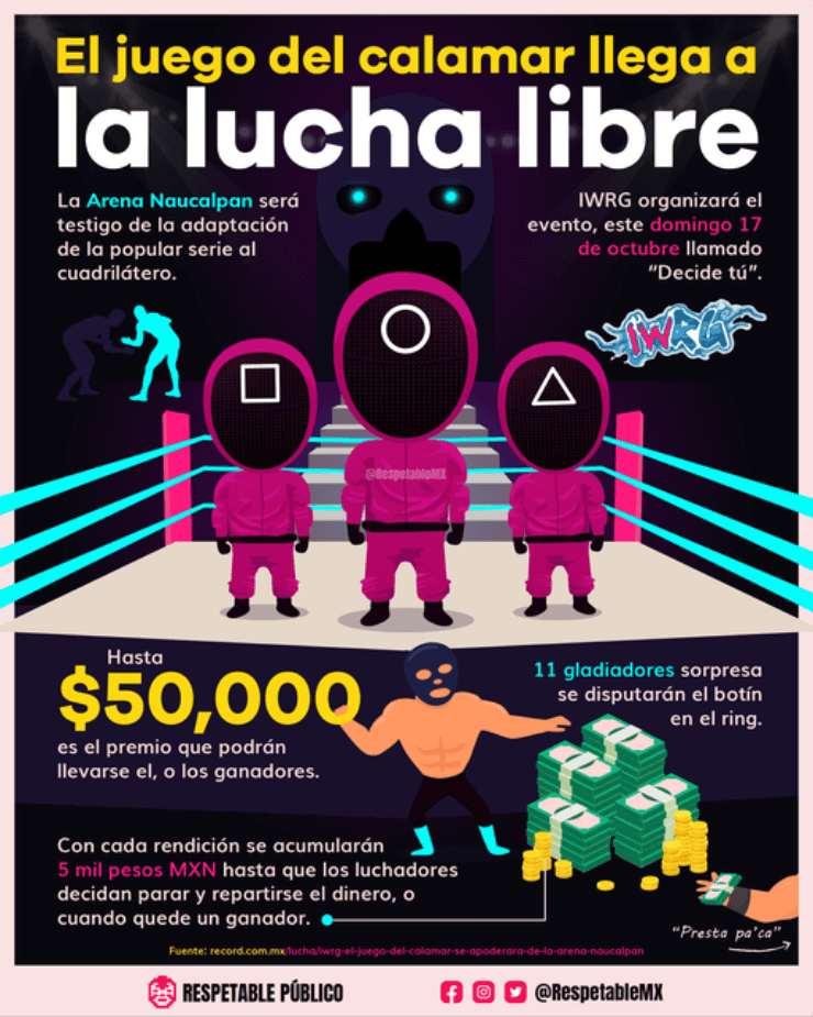 Así anunciaron el evento (@RespetableMX)