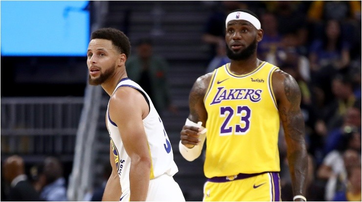 Stephen Curry y LeBron James (Foto: Getty Images)