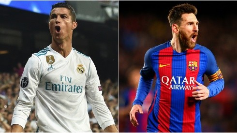 Cristiano Ronaldo (left) and Lionel Messi (right)