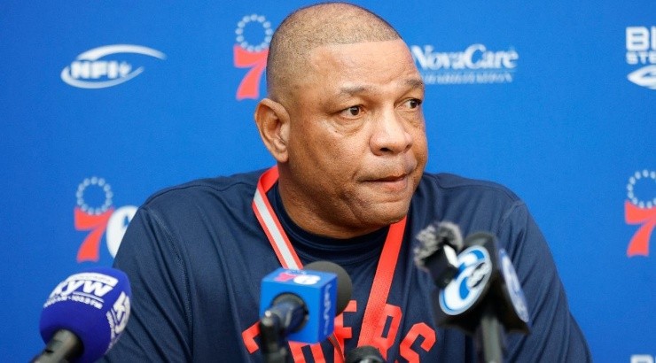 Head coach Doc Rivers of the Philadelphia 76ers (Getty Images)