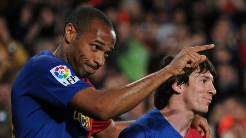 Thierry Henry y Lionel Messi fueron compañeros en Barcelona.