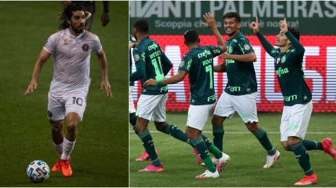 Rodolfo Pizarro y Palmeiras