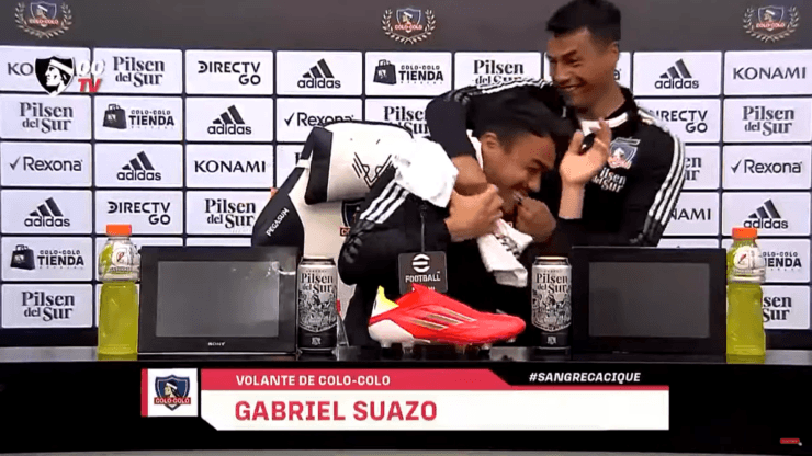 Iván Morales broma Gabriel Suazo