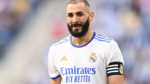 Benzema of Real Madrid during the game against RCD Espanyol