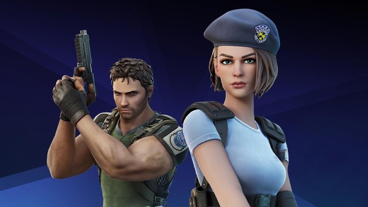 Fortnite x Resident Evil: Chris Redfield y Jill Valentine llegan al battle royale