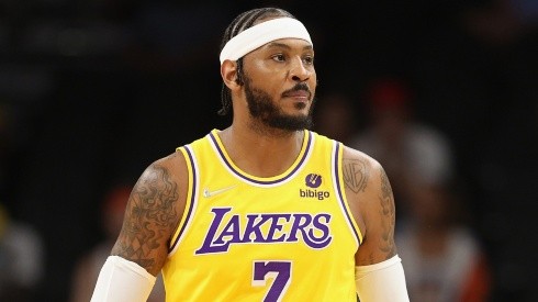 Carmelo Anthony came off the bench and scored 28 points to help the Lakers beat the Grizzlies and claim their first win of the 2021-22 NBA season.
