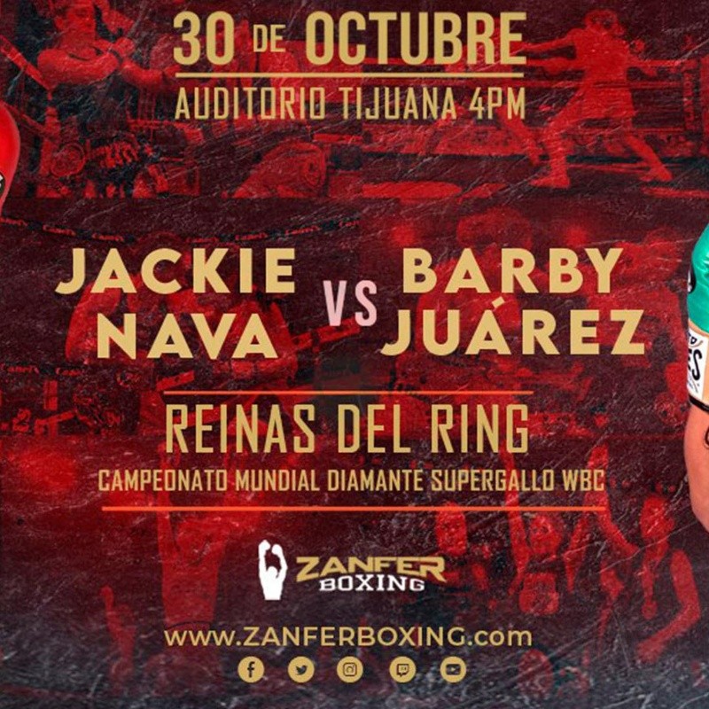 Jackie Nava vs Barby Juárez: Fecha, hora y canal para ver la pelea por el título mundial diamante de peso súper gallo del CMB