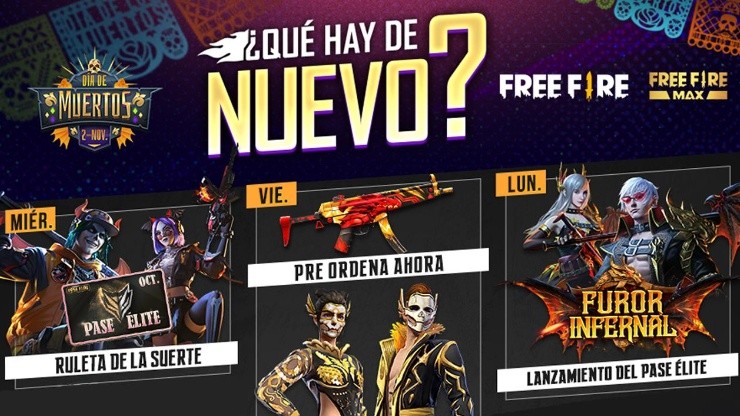 Celebra el lanzamiento de Free Fire MAX con estos códigos de