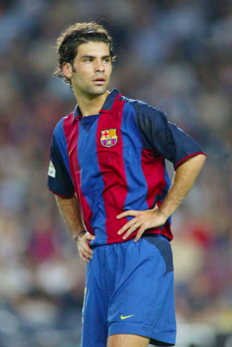 Rafa Márquez recién llegado al Barcelona en 2003 (foto: Getty Images).
