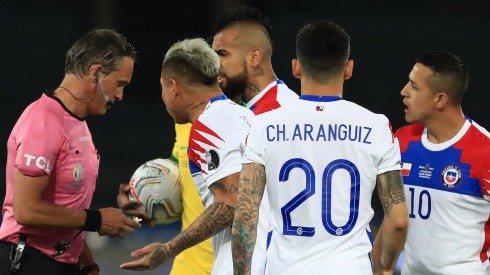 El argentino dirigió a Chile en la caída 1-0 ante Brasil en Copa América