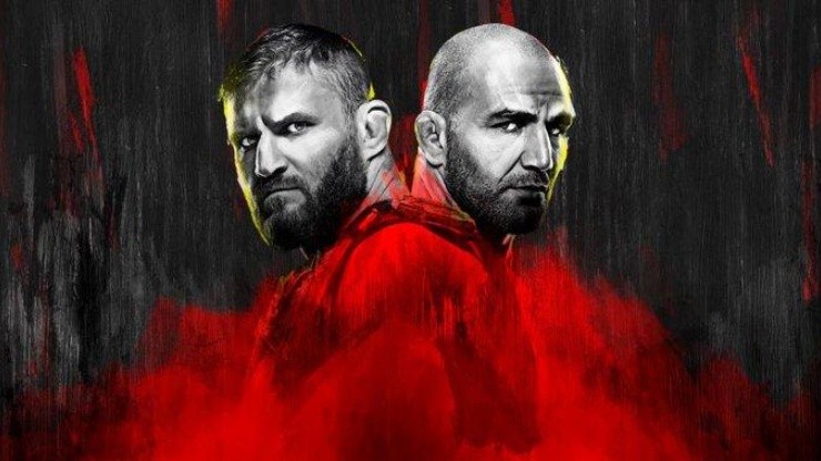 Jan Blachowicz vs. Glover Teixeira por el UFC 267. (Foto: Twitter oficial de la UFC en español @UFCEspanol).