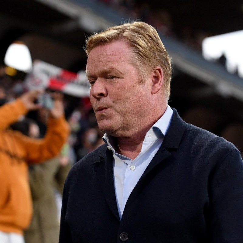 Barcelona despidió a Ronald Koeman como entrenador