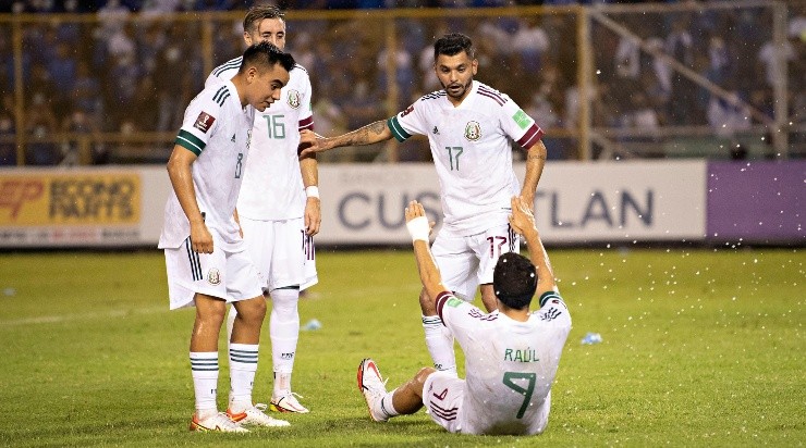 Raúl celebra su vuelta al gol ante La Selecta. (Imago 7)