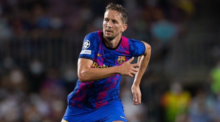 Luuk de Jong landed at Barcelona because of Koeman, and now that he’s gone, the striker could be on his way out too. (David Ramos/Getty Images)